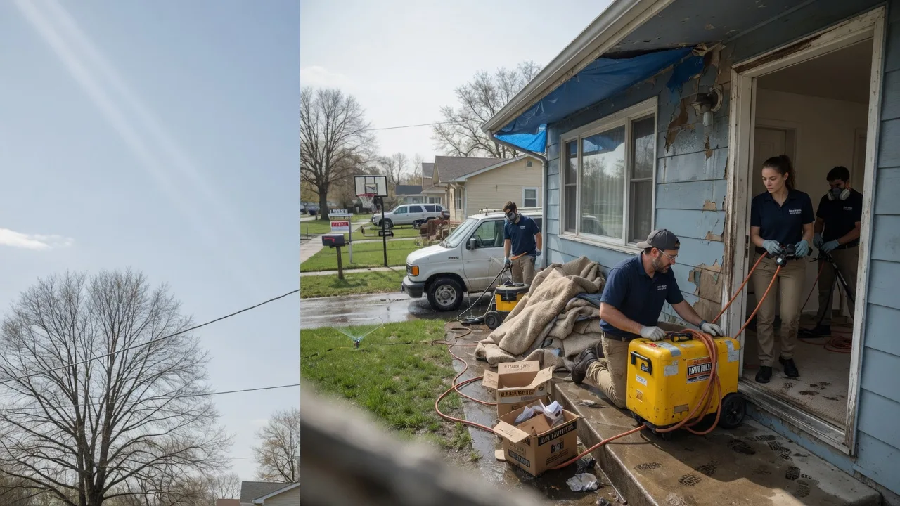 Basement Flood Cleanup in Sarona, WI near me